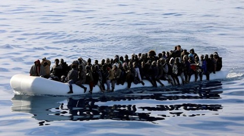 File Photo: It is the second migrant boat the organisation's vessel rescued in less than 24hrs