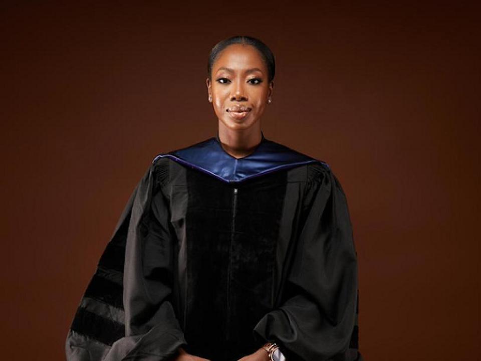 Alice Gyamfi says she is the first person in her family to pursue formal education