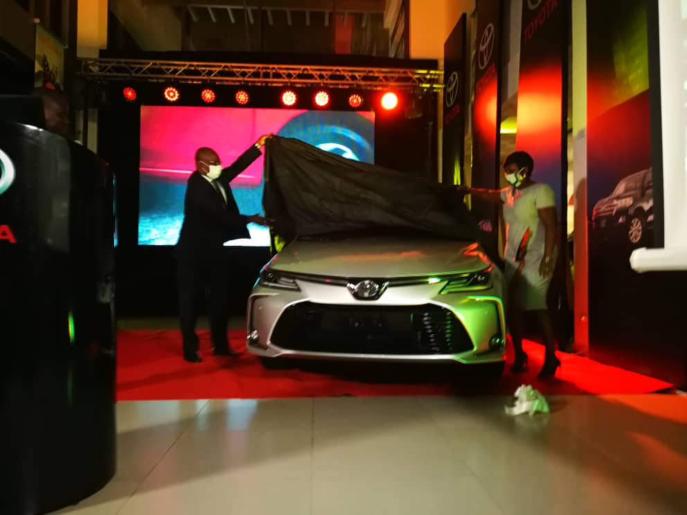 new toyota on display