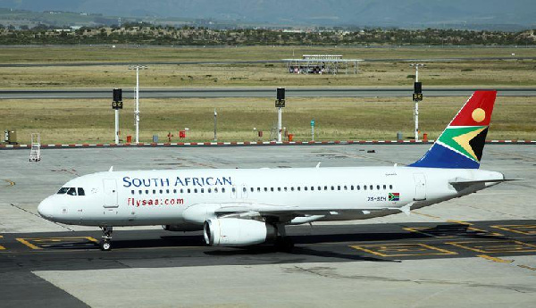 A South African Airways (SAA) Airbus aircraft