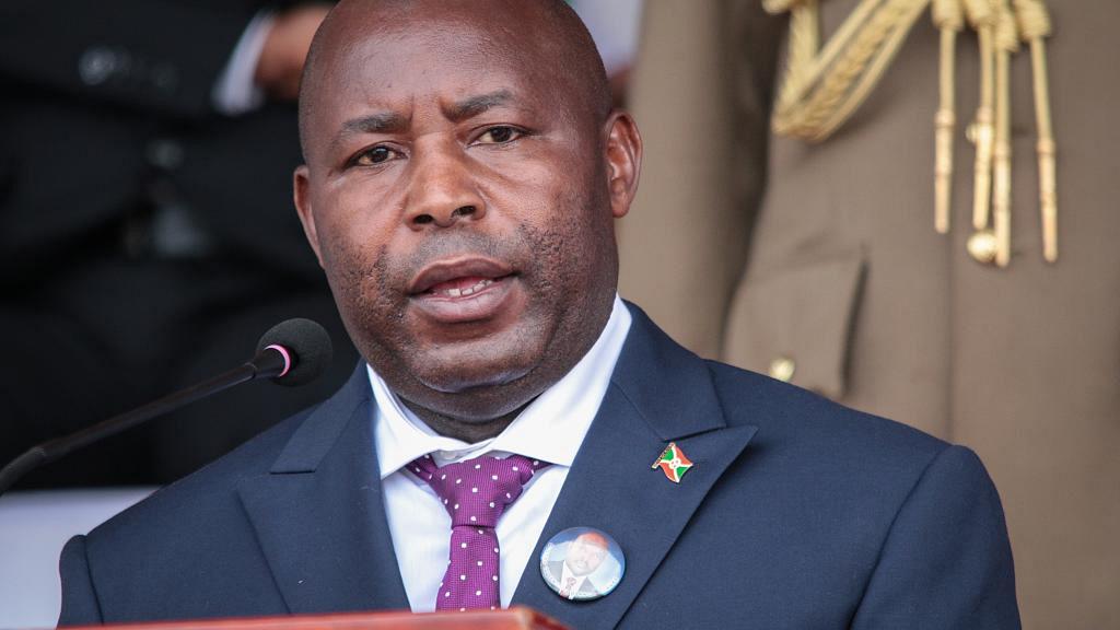 Burundi's President Evariste Ndayishimiye