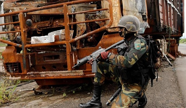 Cameroon soldiers have been accused of rights abuse in the raging 'anglophone war'