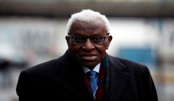 Former President of IAAF, Lamine Diack in Paris