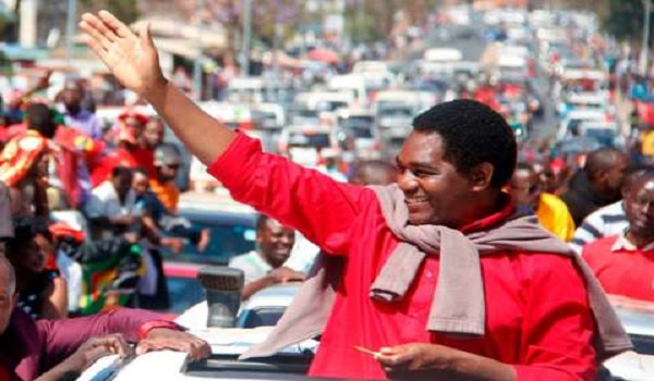 Hakainde Hichilema previously faced a treason charge that was later dropped