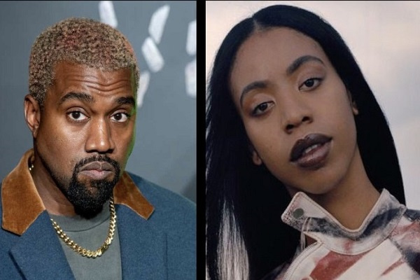Kanye West (Left), Nigerian-British designer, Mowalola Ogunlesi (Right)