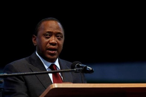 Kenyan President Uhuru Kenyatta