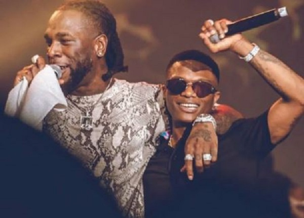 Nigerian artistes Burnaboy and Wizkid