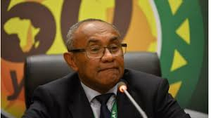 Outgoing CAF president Ahmad Ahmad