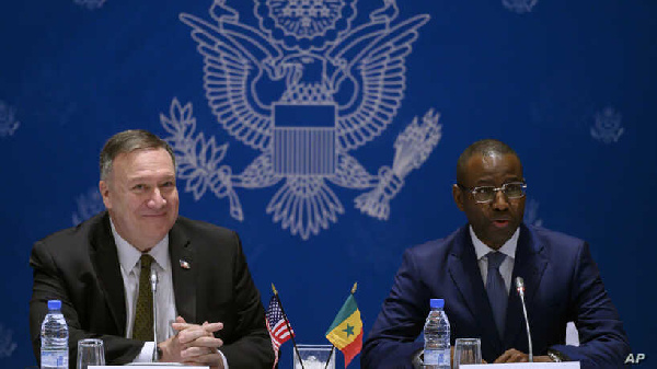 Pompeo wraps up visit to Senegal