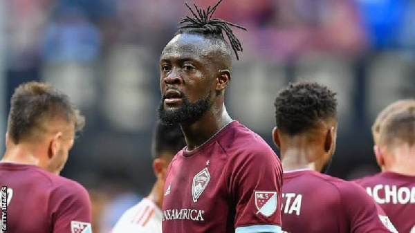 Sierra Leone international striker Kei Kamara plays for MLS side Colorado Rapids