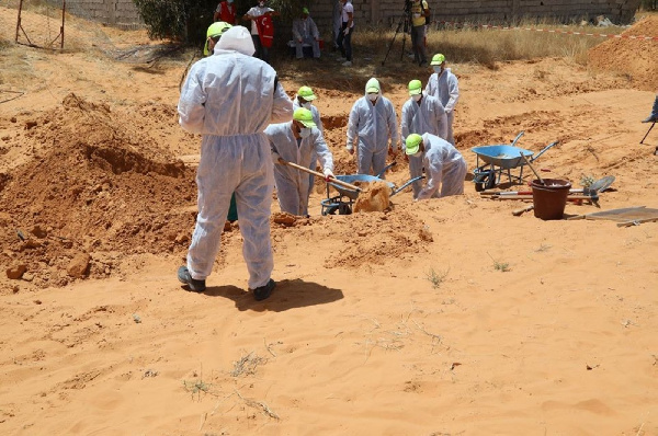 The graves are located in Tarhuna