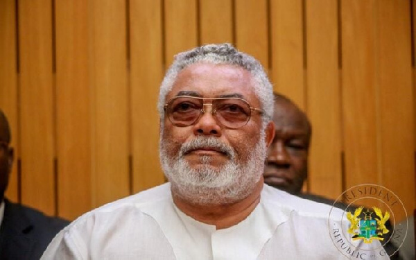 The late former President of Ghana, Jerry John Rawlings