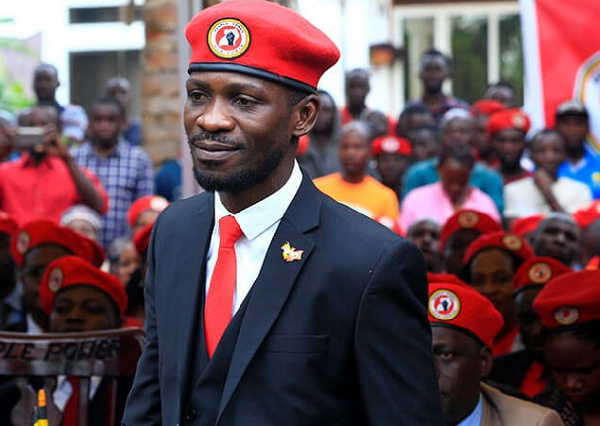 The leader of the National Unity Platform (NUP) Mr Robert Kyagulanyi aka Bobi Wine