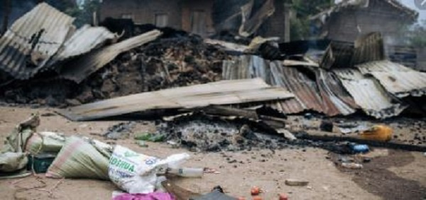 The militants killed residents in the Mwenda village with machetes and guns