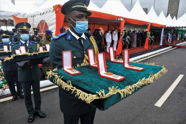 The soldiers were all given posthumous awards