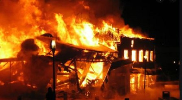 Three Libyans killed a Nigerian man by setting him on fire in Tripoli