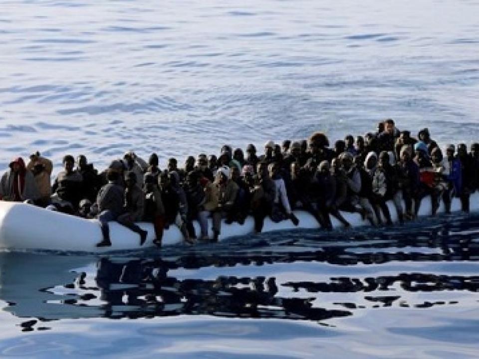 File Photo: It is the second migrant boat the organisation's vessel rescued in less than 24hrs