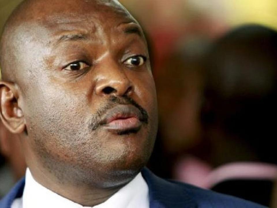 President of Burundi Pierre Nkurunziza