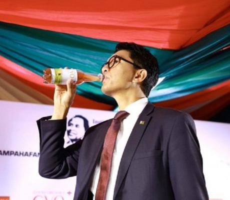 Madagascan President Andry Rajoelina