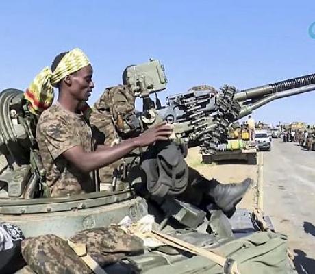 File: Tigrayan fighters (Copyright © africanews AP/AP)