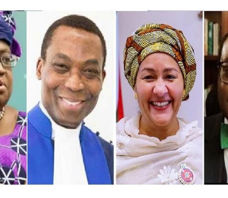 Roll Call (l - r) Ngozi WTO, Chile ICC, Amina UN, Adesina AfDB