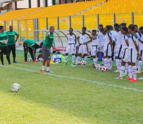 A file photo of Black Maidens at training