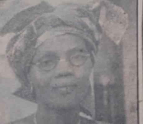 A photo of Funmilayo Ransome-Kuti featured in Nigeria's The Daily Times newspaper on November 17, 19