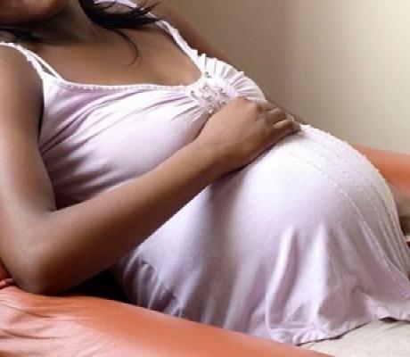 A pregnant woman