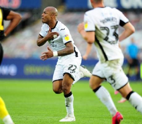 Ayew netted his 18th goal of the season over the weekend