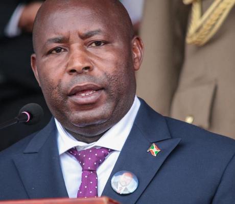 Burundi's President Evariste Ndayishimiye