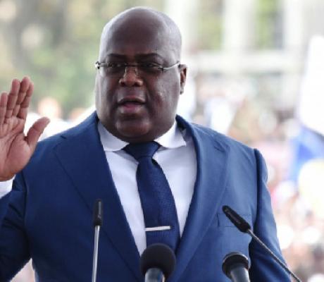 Democratic Republic of the Congo's President Felix Tshisekedi