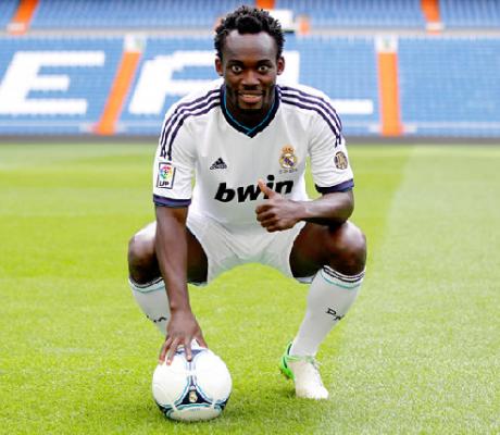 Former Real Madrid player Michael Essien