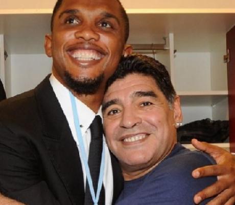 Former and current African soccer stars paid tribute to Maradona following the news of his death