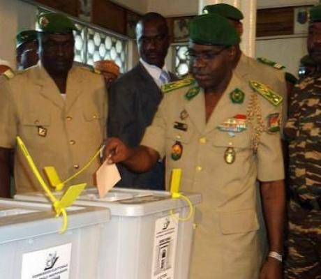 Gen Salou Djibo led the coup against President Mahamadou Tandja