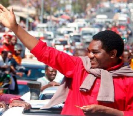 Hakainde Hichilema previously faced a treason charge that was later dropped