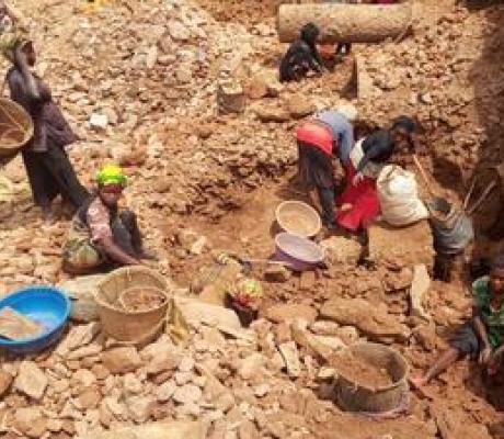 Heavy rains on Friday caused the artisanal gold mine to cave in burying those working underground