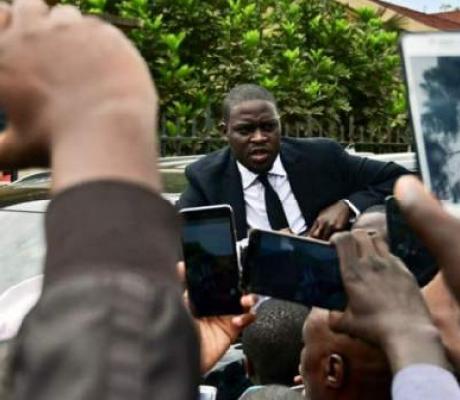Johnson Sakaja, pictured here in 2019, is a senator for Nairobi
