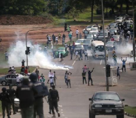 Lagos governor said protests sparked by police violence had 'degenerated into a monster'