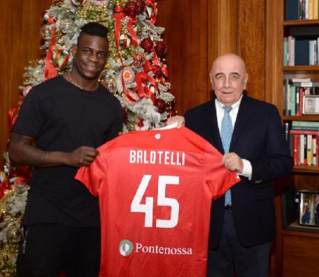 Mario Balotelli has joined Italian Serie B side A.C Monza