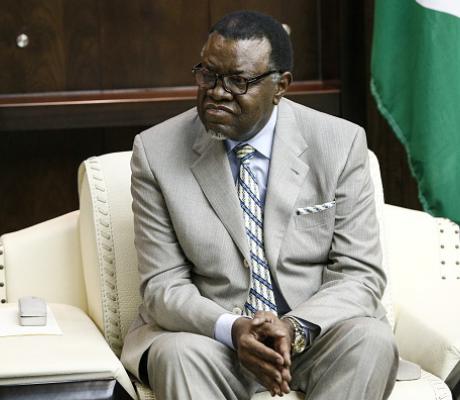 Namibia’s President Hage Geingob