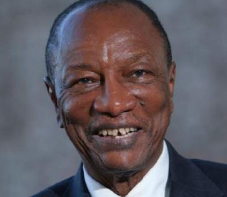 President Alpha Conde has not formerly accepted his nomination