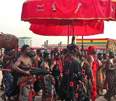 Some Chiefs at the State funeral of JJ Rawlings