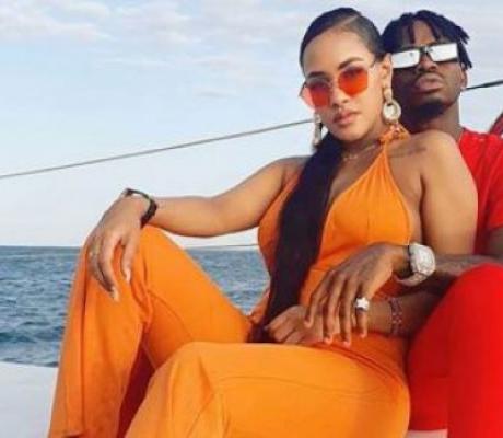 Tanzanian singer Diamond Platnumz and his ex-girlfriend Tanasha Donna