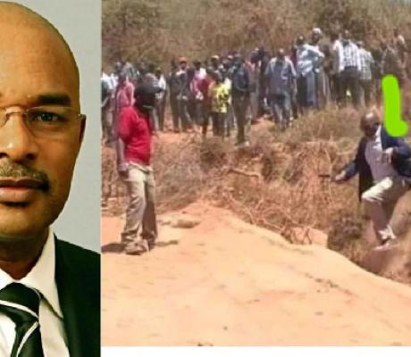 The MP for Mbeere South, Geoffrey King’ang’i was chased out by angry residents