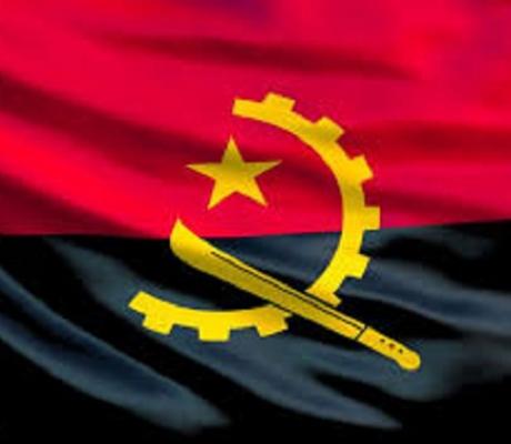 The flag of Angola