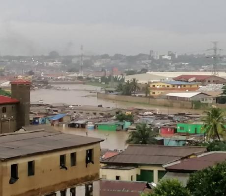 The flooding also destroyed other homes in the neighbourhood