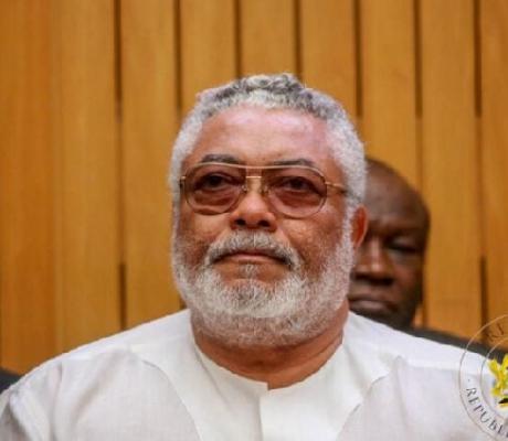 The late former President of Ghana, Jerry John Rawlings