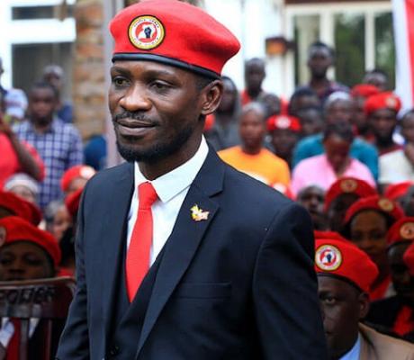 The leader of the National Unity Platform (NUP) Mr Robert Kyagulanyi aka Bobi Wine