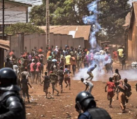 Three people were killed in Saturday night's violence