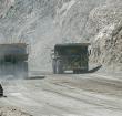 File photo of trucks in a mine